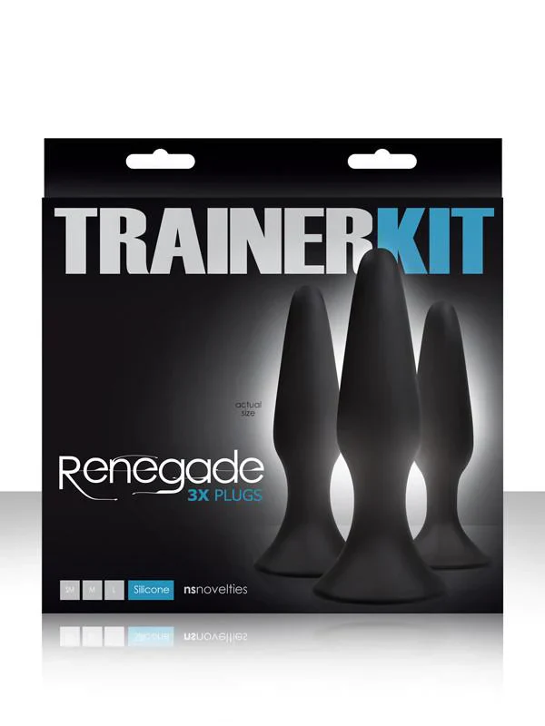 Set Anal Renegade - Sliders 3Pc Trainer Kit - Black - Image 2