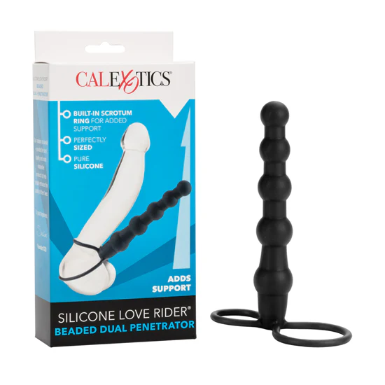 Perlas Silicone Love Rider® Beaded Dual Penetrator