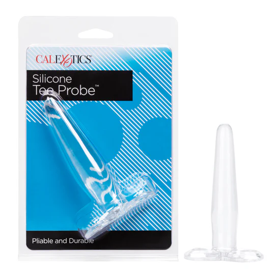 Sonda Anal Silicone Tee Probe - Clear
