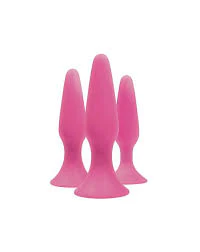 Set Anal Sliders - 3Pc Trainer Kit - Pink