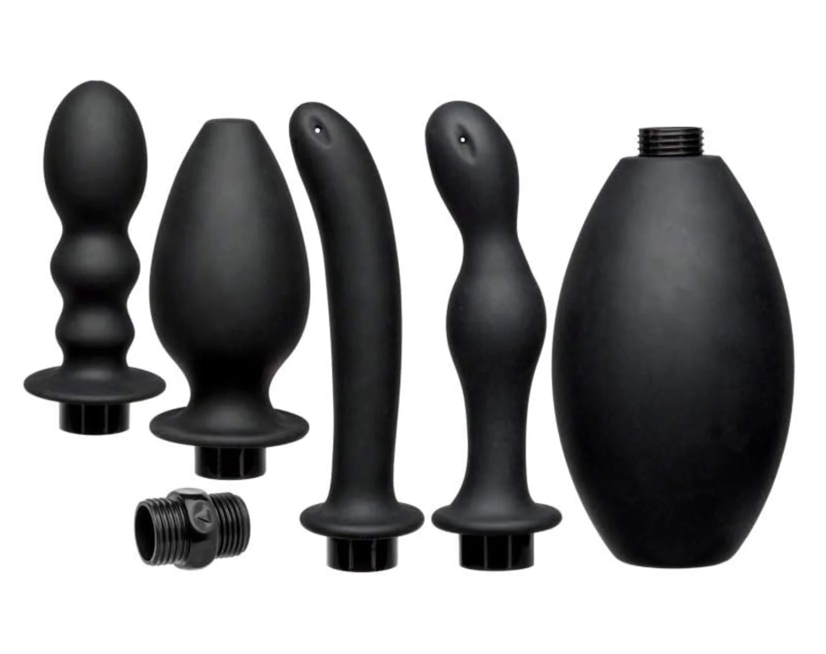Set Ducha Anal Kink Flow Flush Silicón de Doc Johnson