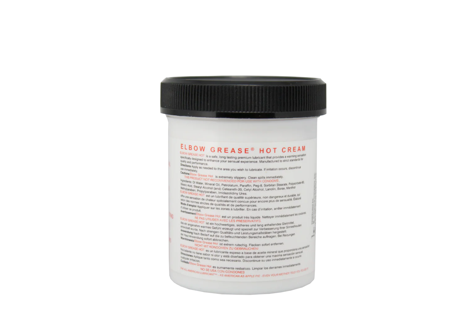Lubricante Elbow Grease Hot Cream - 4oz - Image 2