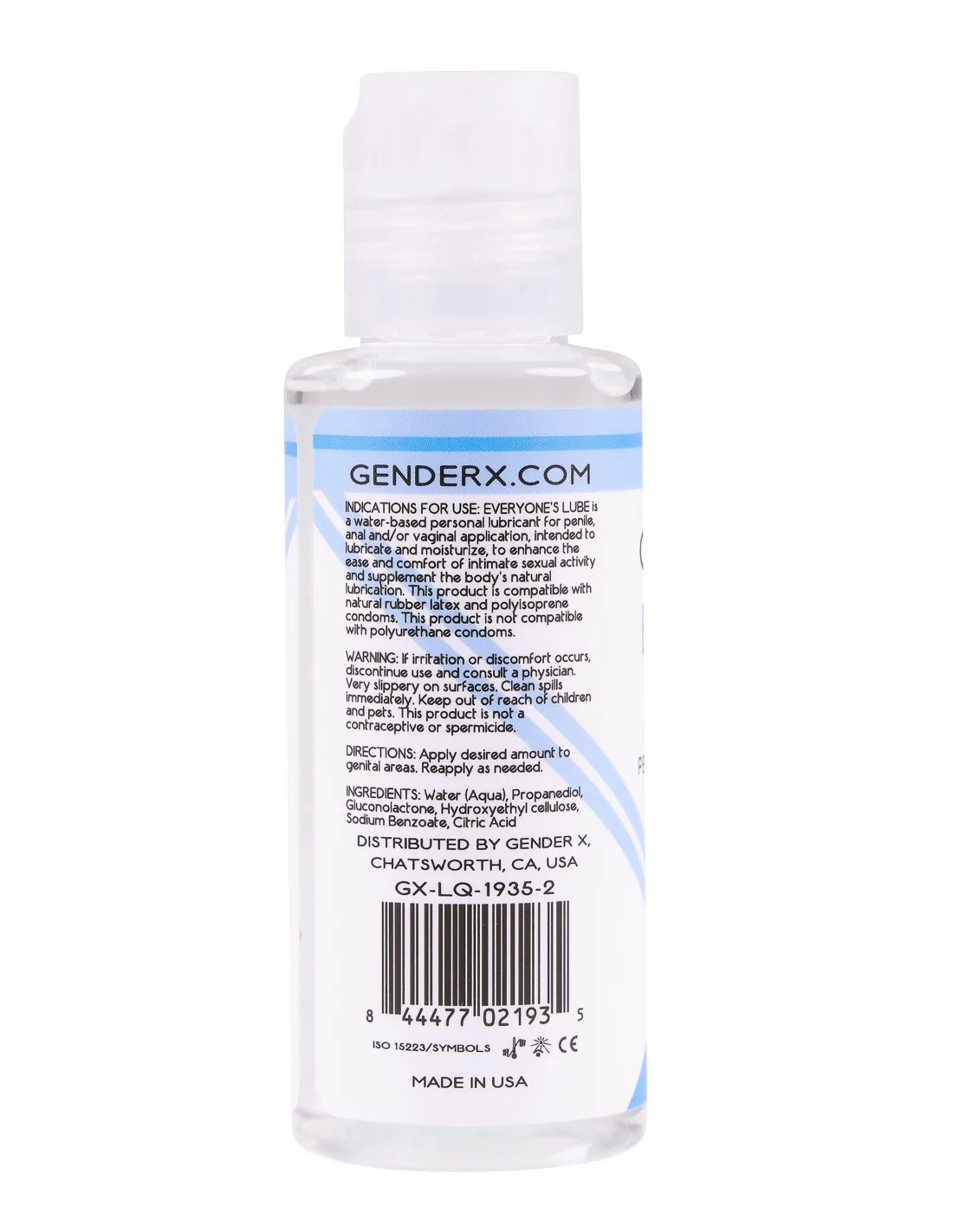 Lubricante Gender X Everyones Lube 2 oz - Image 2