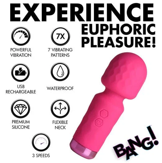 Masajeador Bang 10X Mini Silicone Wand - Image 5