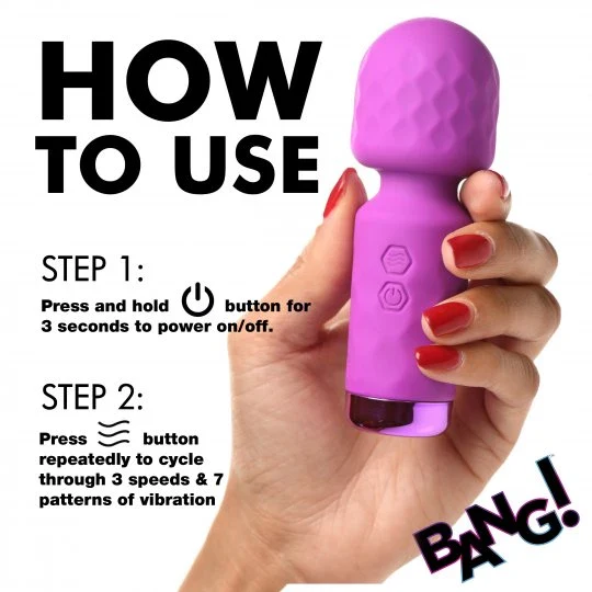 Masajeador Bang 10X Mini Silicone Wand - Image 6