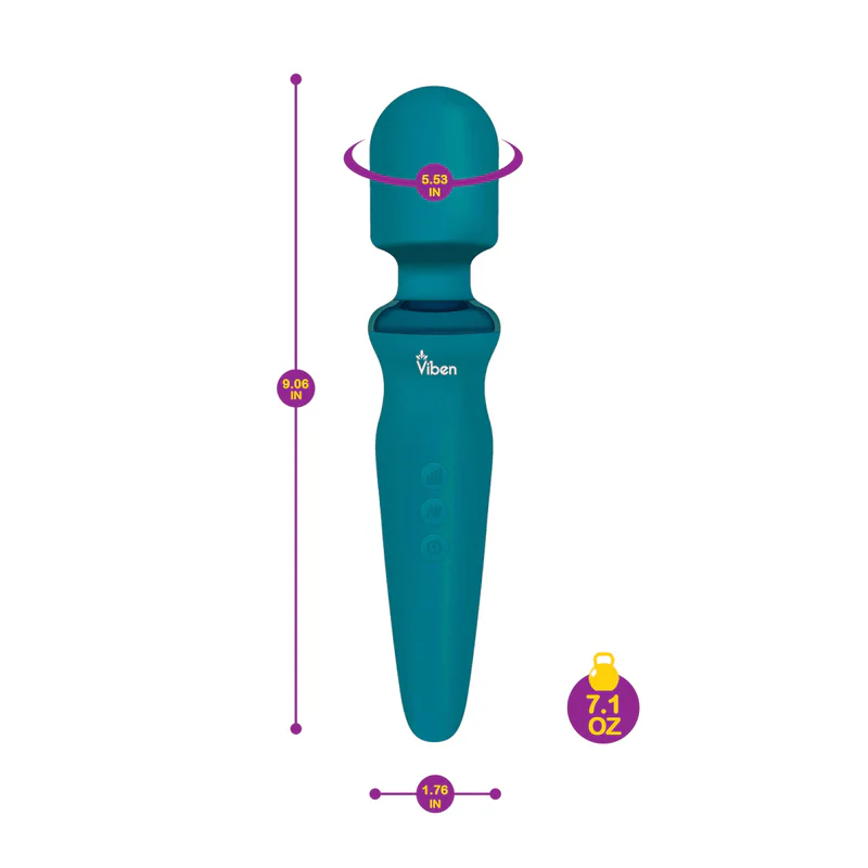 Masajeador Fierce – Ocean – Intense Wand Massager - Image 2