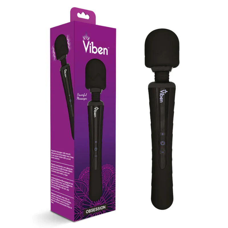 Masajeador Obsession – Intense Wand Massager – Black