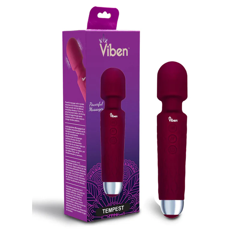 Masajeador Tempest Ruby Intense Wand Massager - Violet