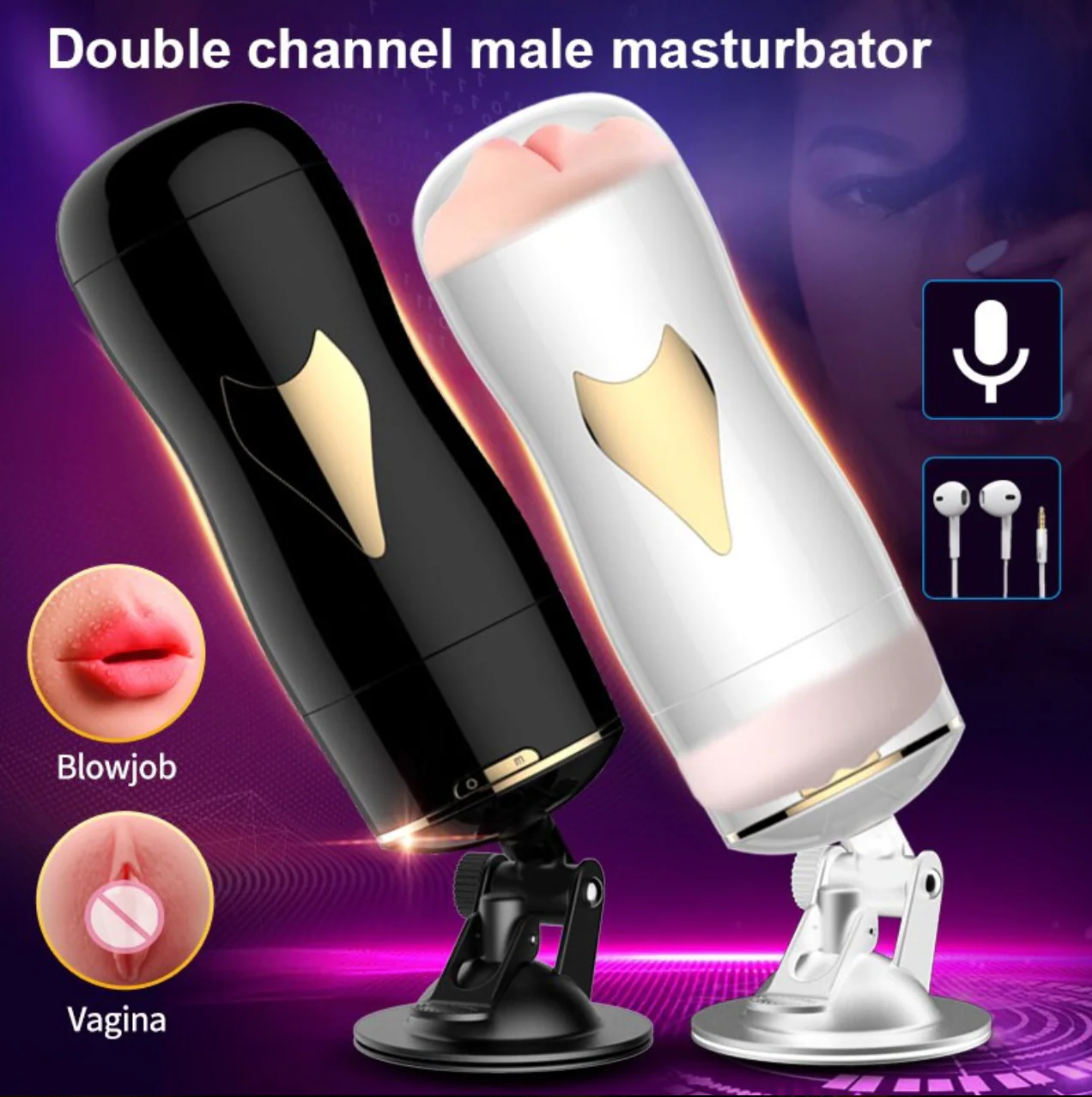 Masturbador Fox Key Vaginal con Base - Image 2