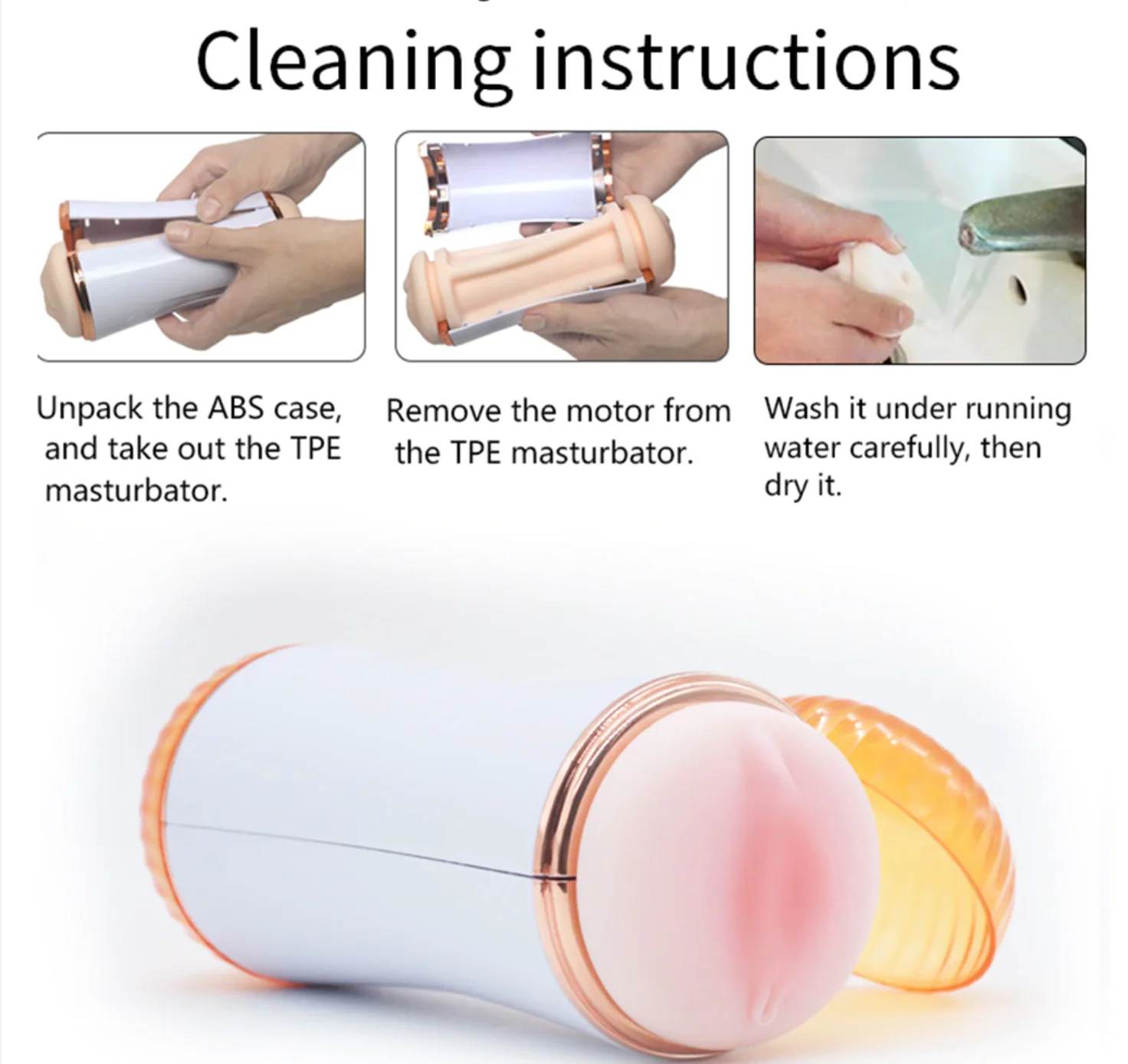 Masturbador Doble Fox - Vagina + Anal - Image 5