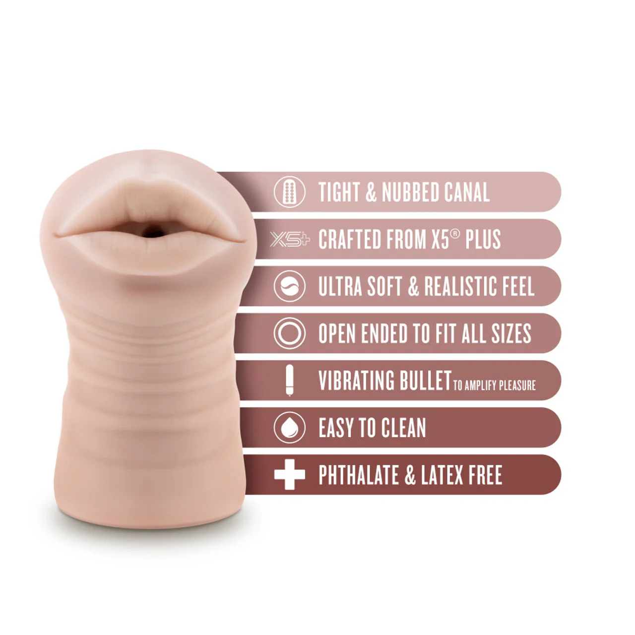 Masturbador Enlust Nicole Mouth Vibrating Stroker - Image 2