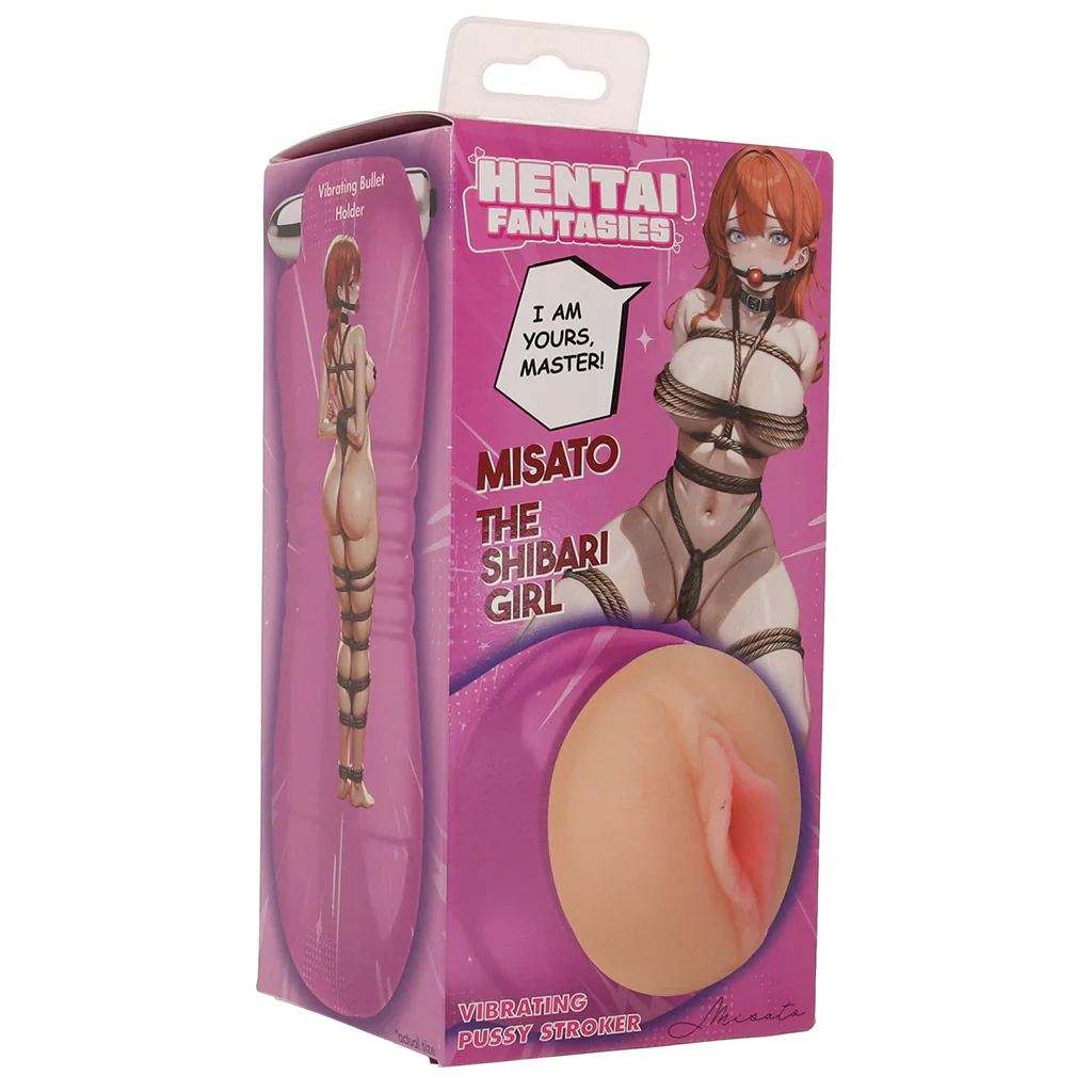 Masturbador Hentai Fantasies Misato Shibari Girl Vibrating Stroker - Image 7