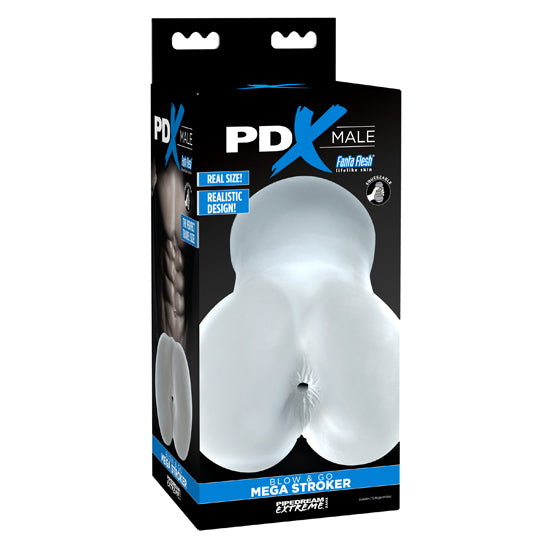 Masturbador PDX Male Blow and Go Mega Stroker – Clear