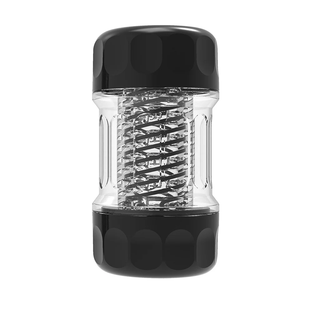 Masturbador Spiral Portable Vigor Cup - Black - Image 3