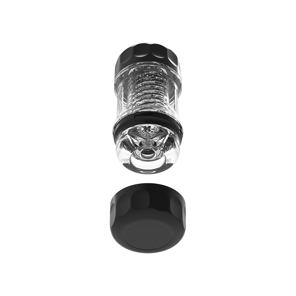 Masturbador Spiral Portable Vigor Cup - Black - Image 4