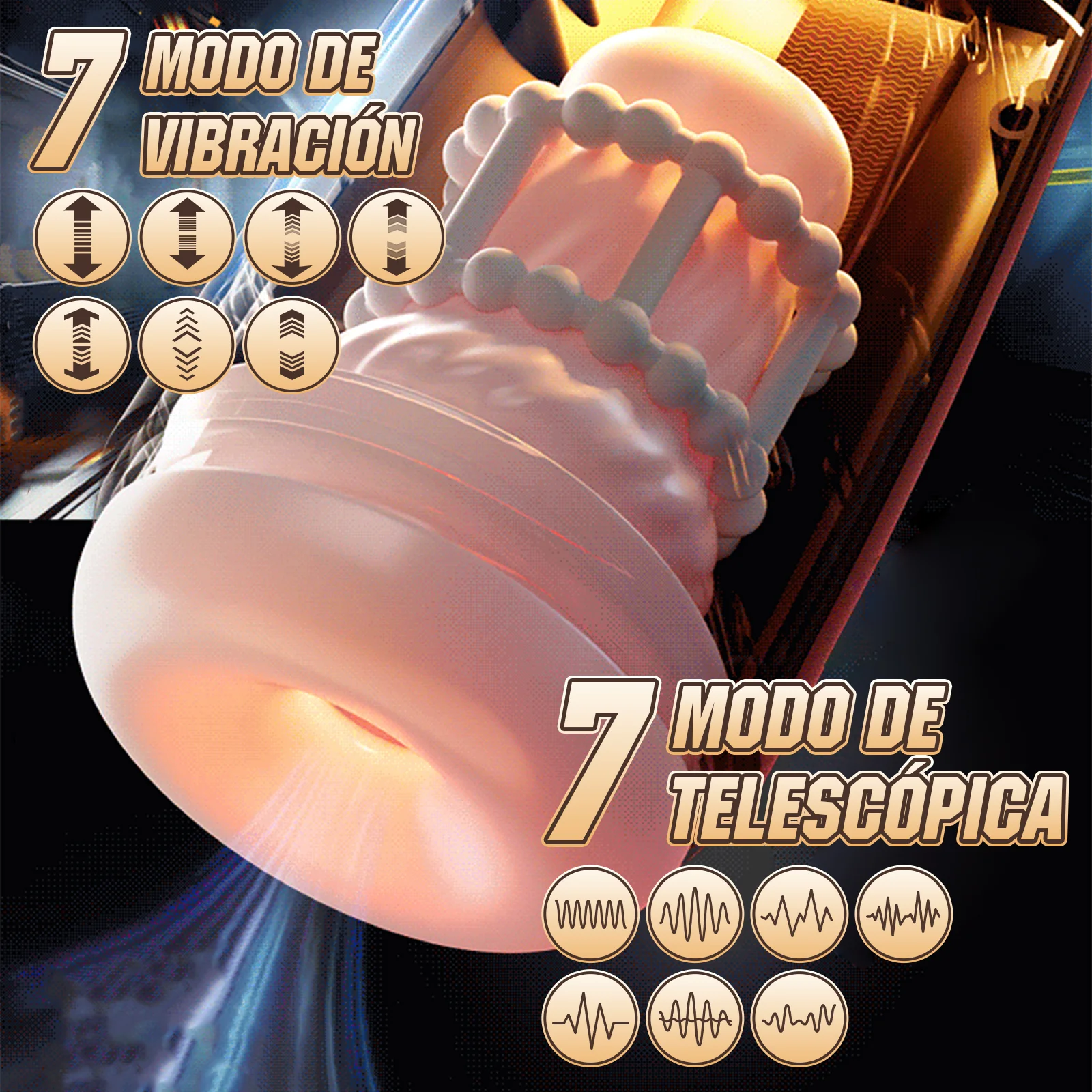 Masturbador Telescopic Deep Throat Orgasm - Image 4