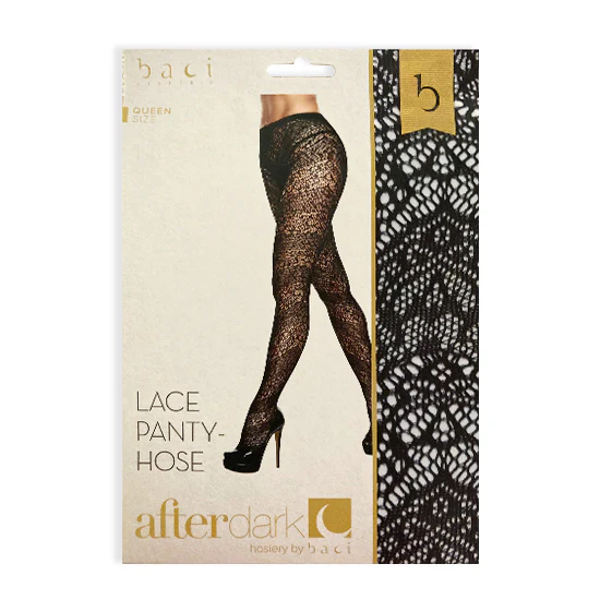 Media Baci Lace Panty Hose Q/S
