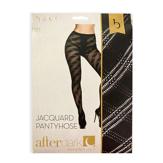 Medias Baci Jacquard Pantyhose O/S