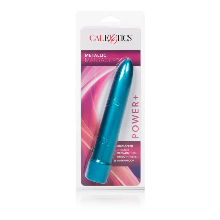 Vibrador Metallic Massager Blue