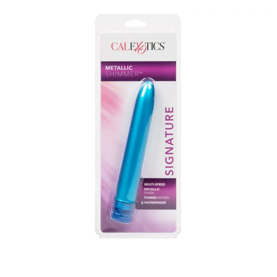 Vibrador Metallic Shimmer - Blue
