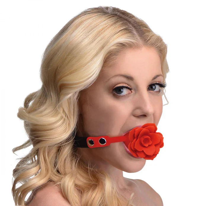 Mordaza Blossom Gag Silicone Rose Gag - Image 2