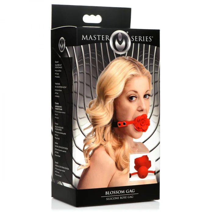 Mordaza Blossom Gag Silicone Rose Gag - Image 3