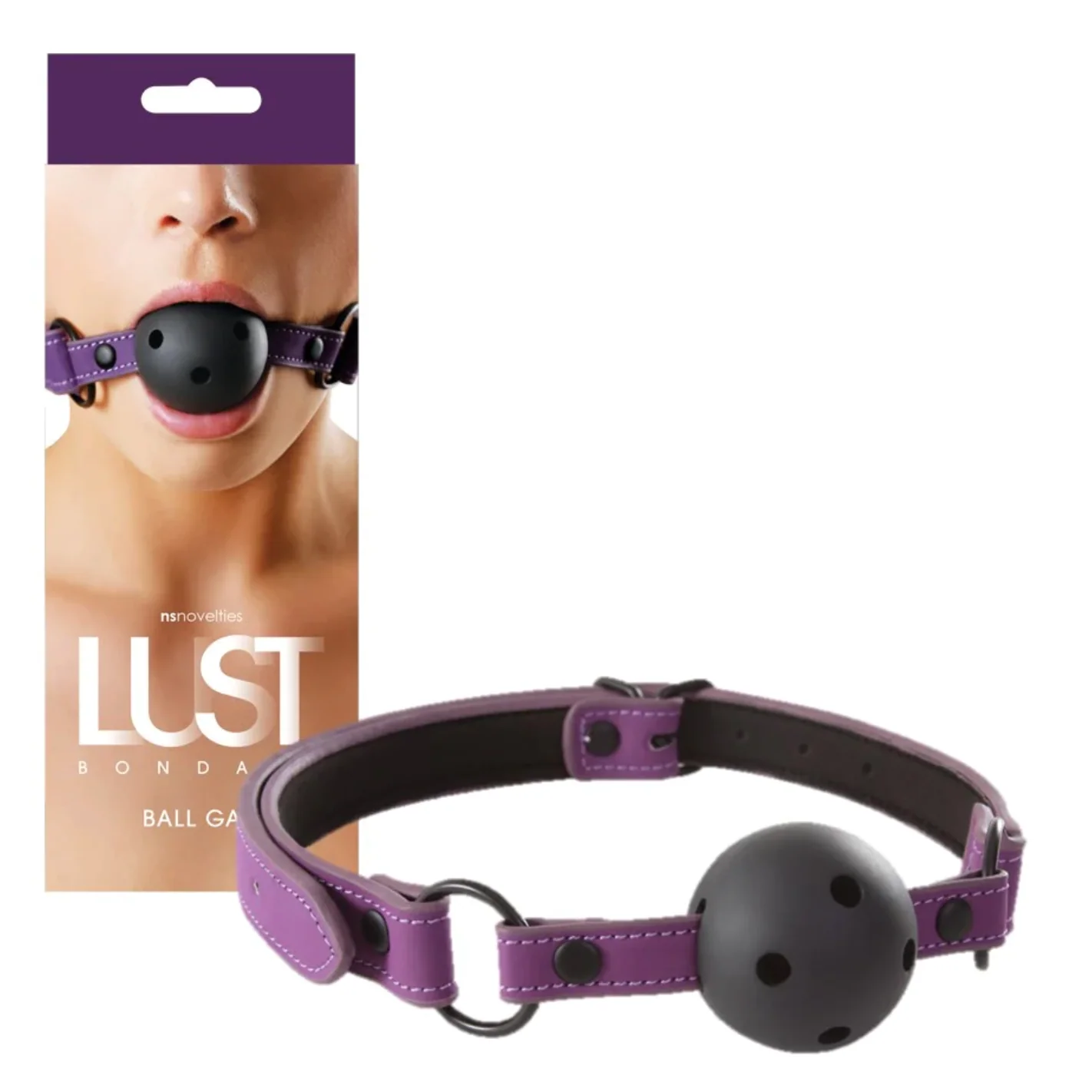Mordaza Lust Bondage – Ball Gag – Purple