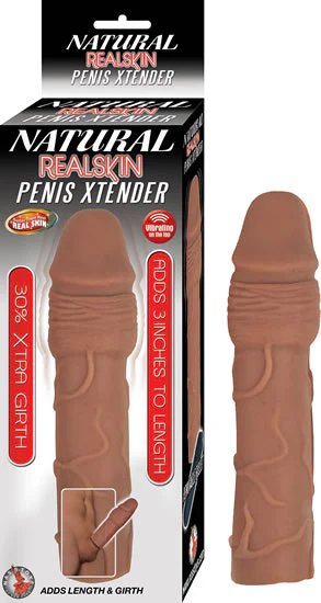 Extensión Natural Realskin Penis Xtender Brown
