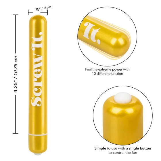 Vibrador Naughty Bits Screw It. Powerful Vibrator - Image 3