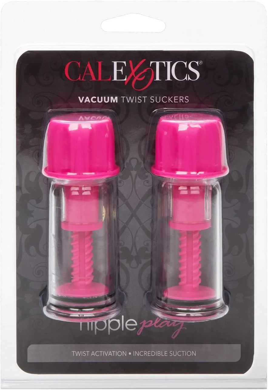 Pezoneras Nipple Play Vacuum Twist Suckers Pink