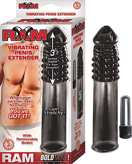 Extensión Ram Vibrating Penis Extenders Smoke