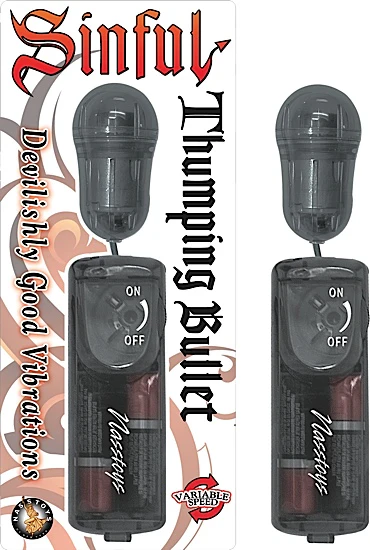 Vibrador Bala Sinful Thumping Bullet Smoke