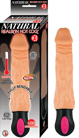 Dildo Natural Realskin Hot Cock #3 Flesh 20 cm