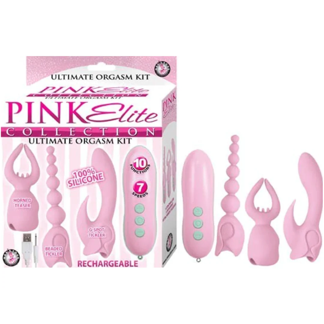 Set Fundas Pink Elite Collection Ultimate Orgasm Kit Pink