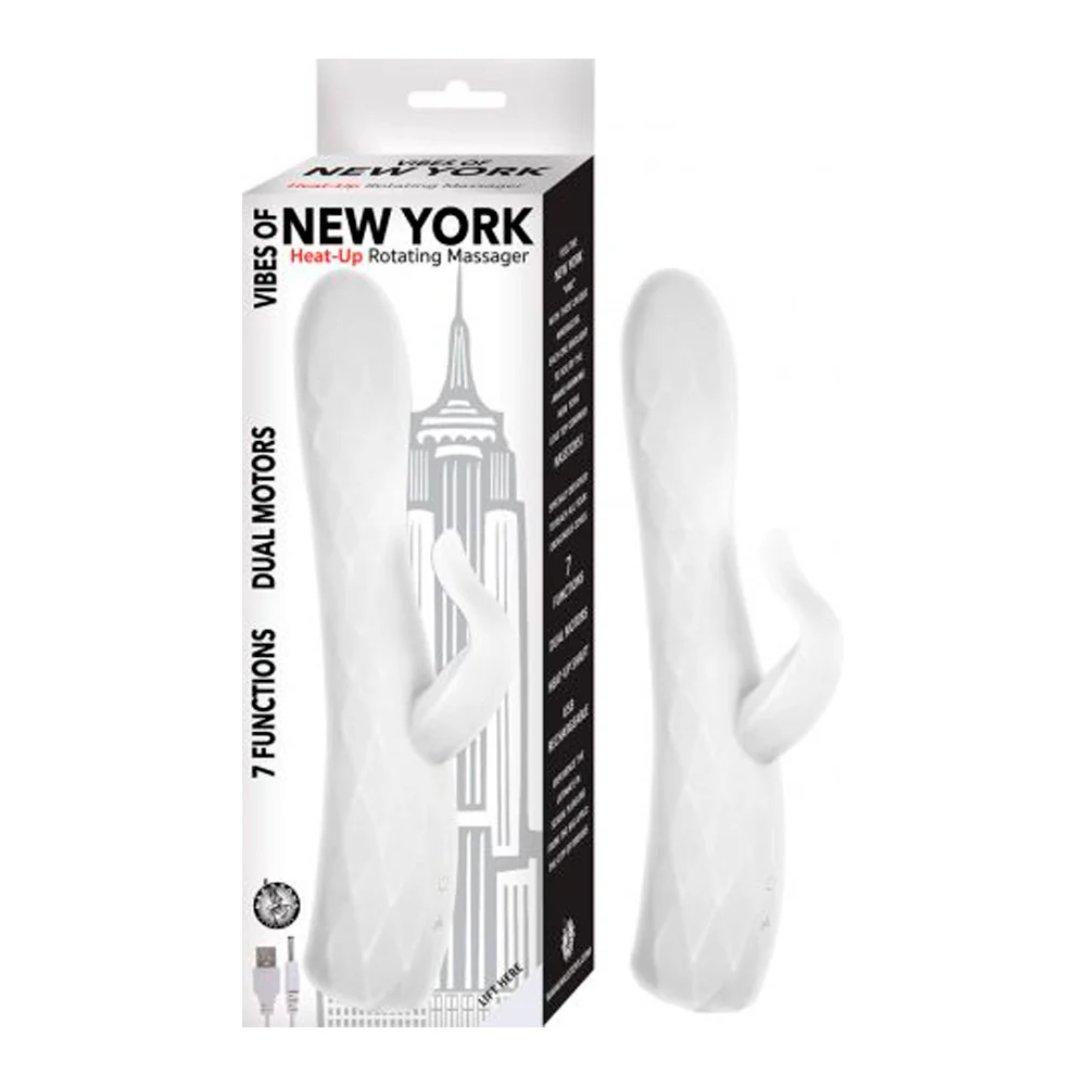 Vibrador Vibes Of New York Heat-Up Rotating Massager-White