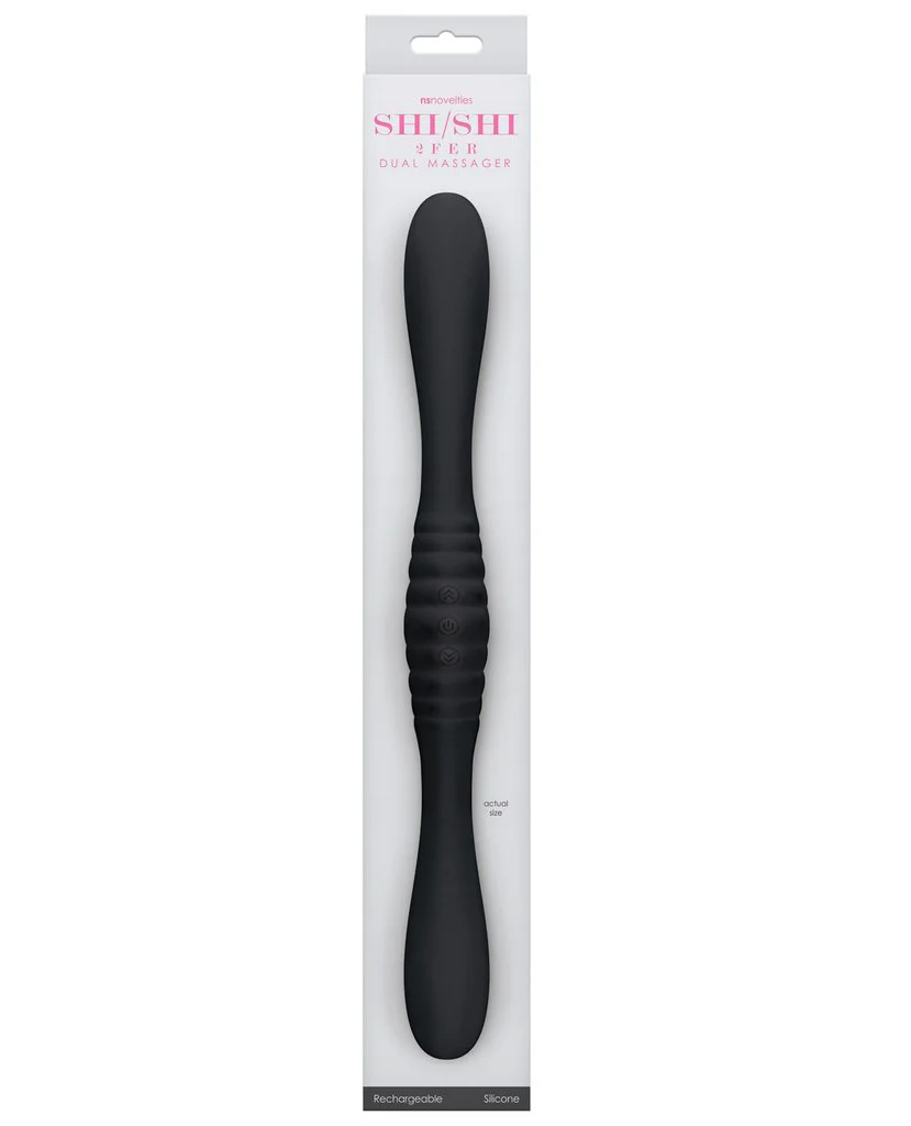 Vibrador Shi/Shi  Dual Massager Black