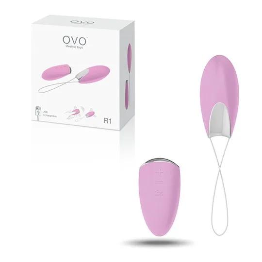 Vibrador Ovo R1 Remote Rose Chrome