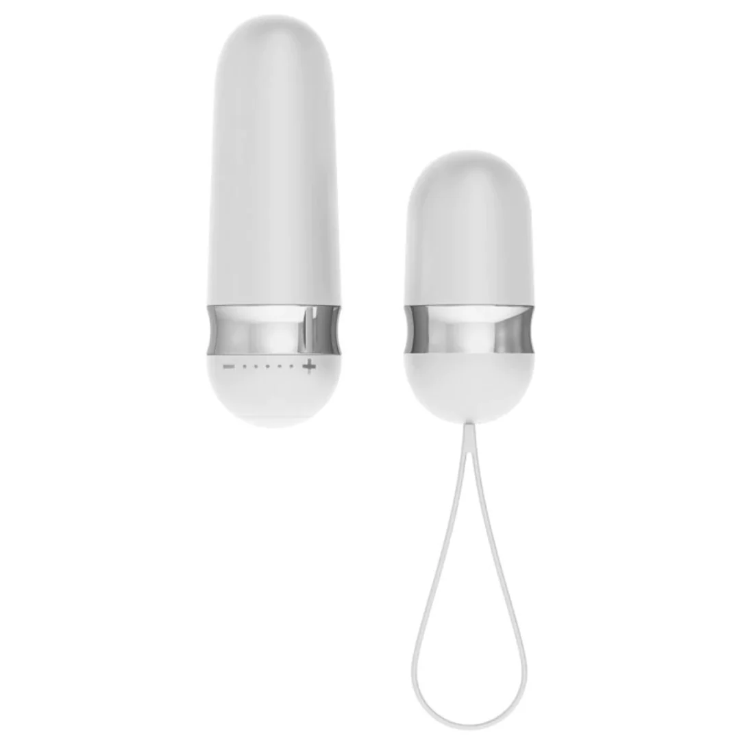 Vibrador Bala Ovo R4 Remote White Chrome