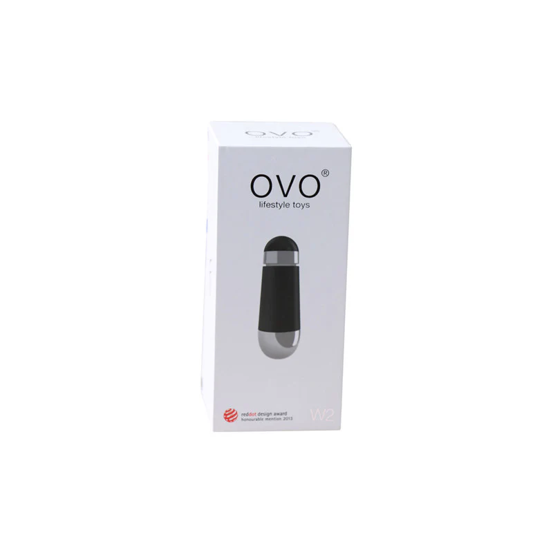 Vibrador Ovo W2 Bullet Black Chrome