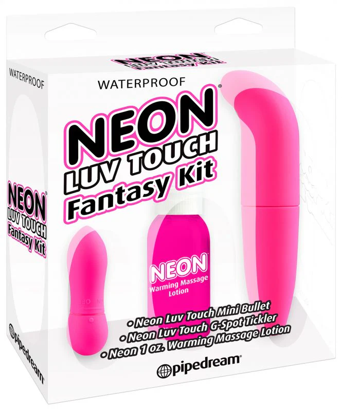 Vibrador Neon Luv Touch Fantasy Kit Pink