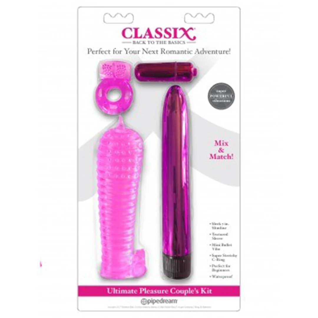 Set Classix Ultimate Pleasure Couples Kit Pink