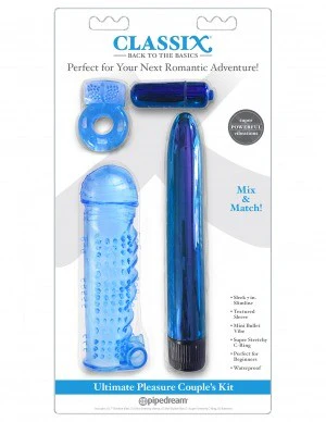 Set Classix Ultimate Pleasure Couples Kit Blue