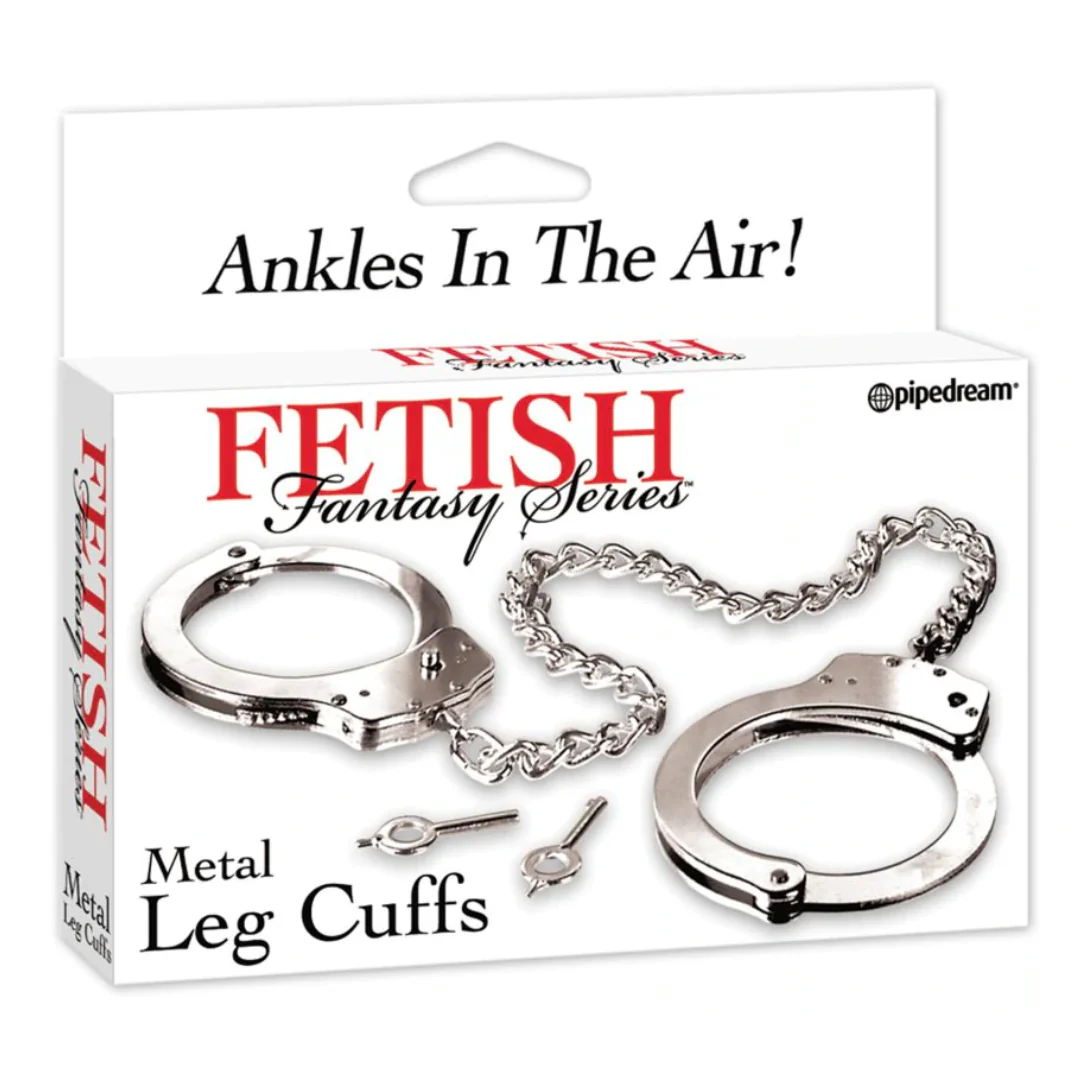 Esposas Metal Leg Cuffs - Fetish Fantasy Series