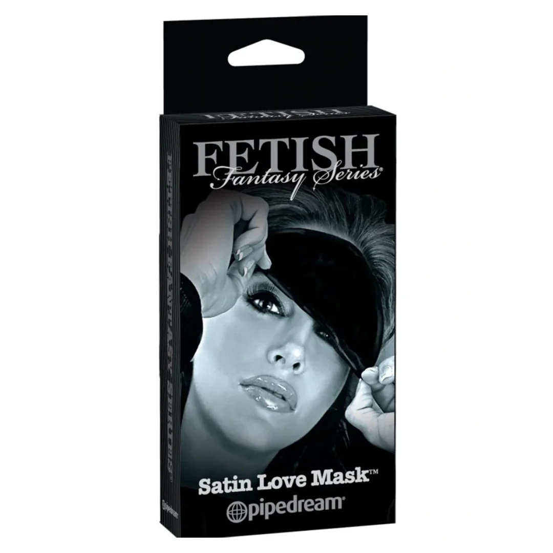 Venda Satin Love Mask Black - Fetish Fantasy Series Limited Edition