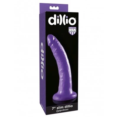 Dildo Dillio 18 cm Slim purple