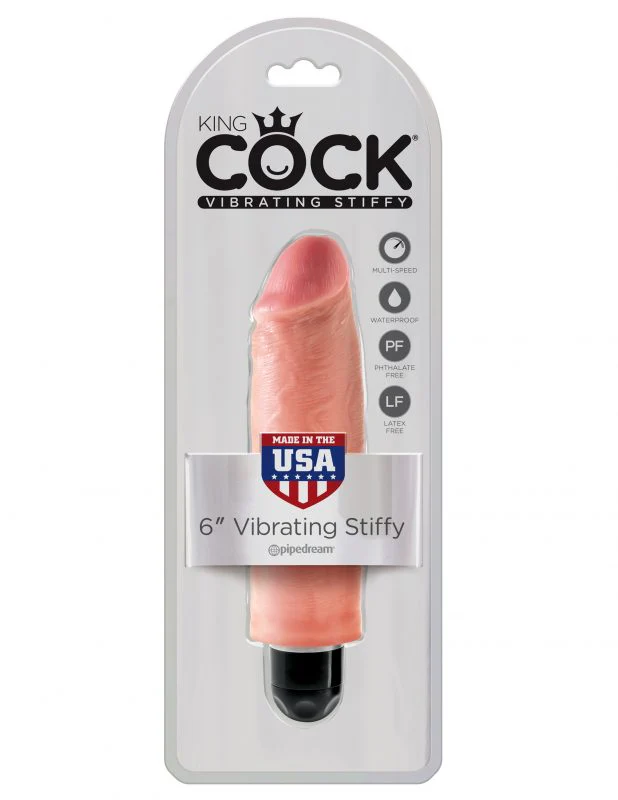 Dildo King Cock 15 cm Vibrating Stiffy Flesh