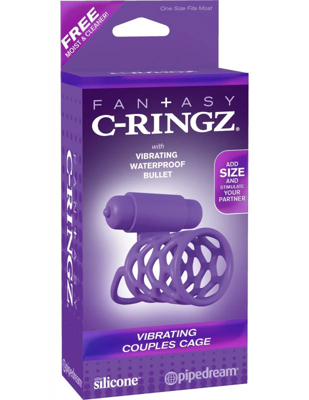 Jaula Fantasy C-Ringz Vibrating Couples Cage