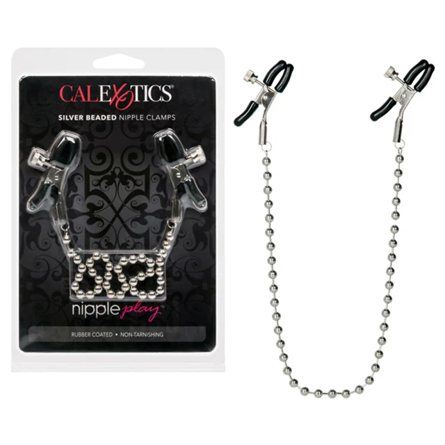 Pezonera Silver Beaded Nipple Clamp
