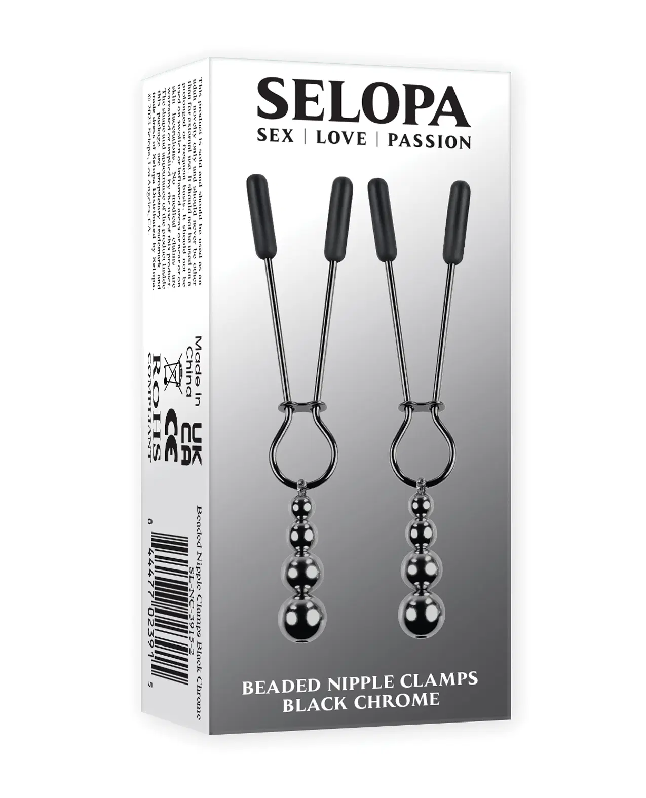 Pezoneras Selopa Beaded Nipple Clamps