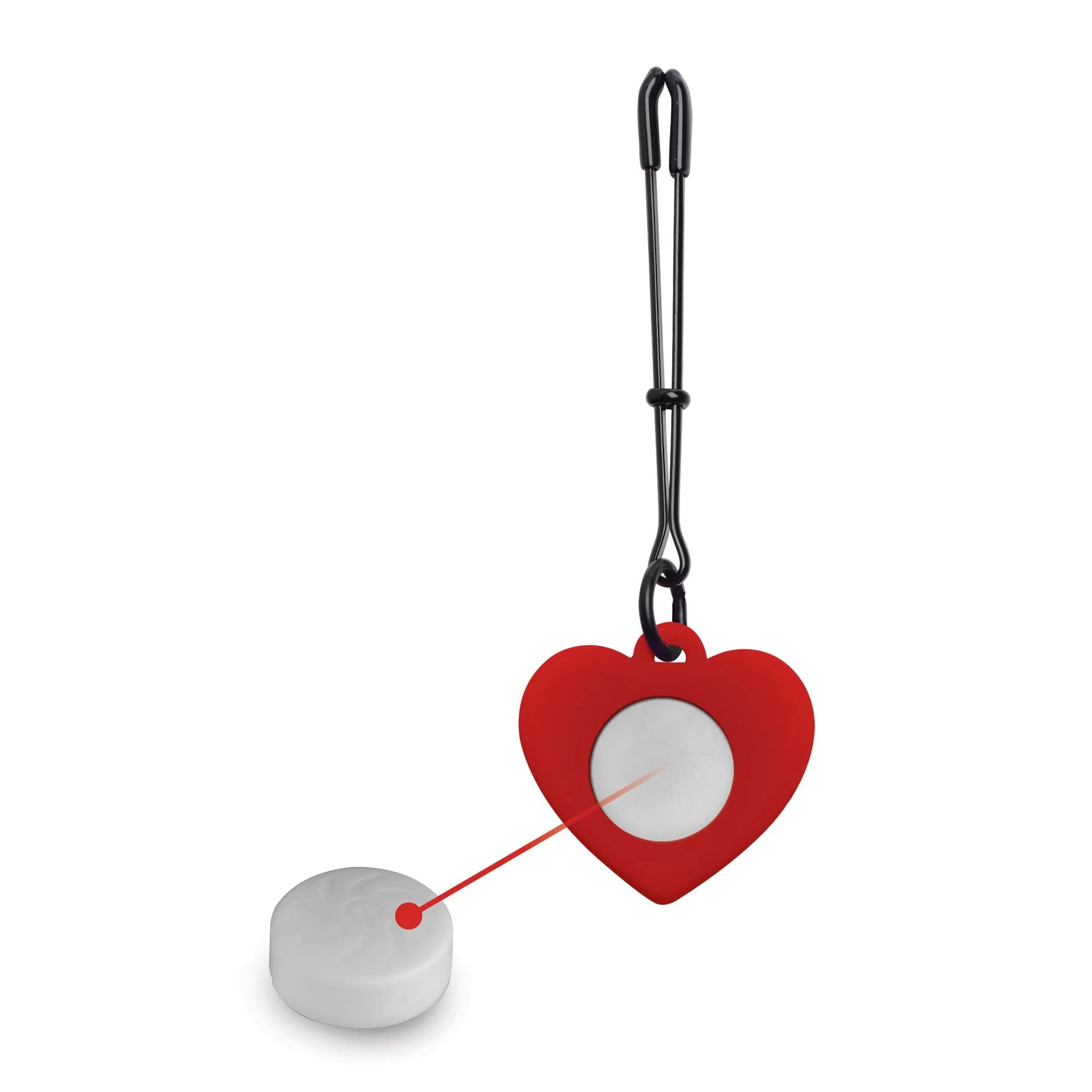Pinzas Pezones Light Up Red Heart Nipple Clamps - Image 4